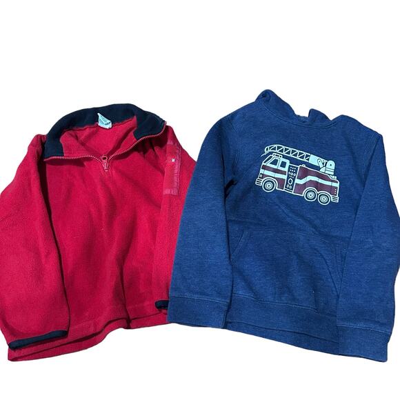 Lot of 2 Boys Quarter Zip & Hoodie Sz 6/7 7X - Picture 6 of 6